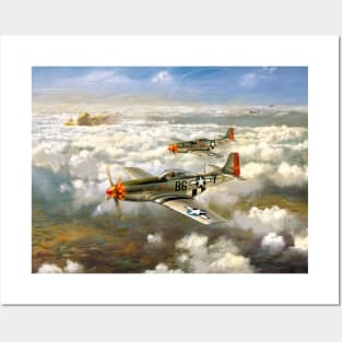 P51 Mustang Posters and Art